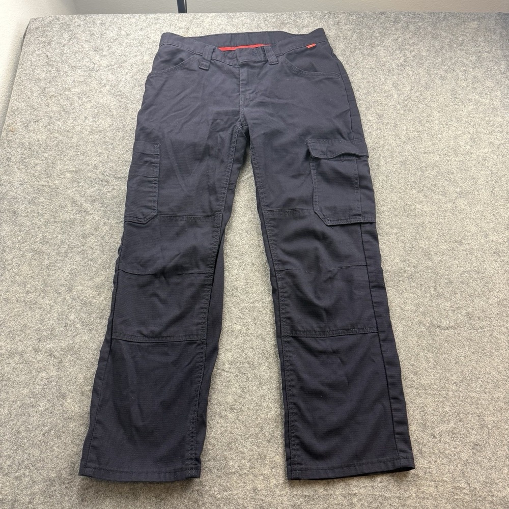 Bulwark FR IQ Series Cargo Pants Mens 30x28 Navy Blue Westex Flame Resistant